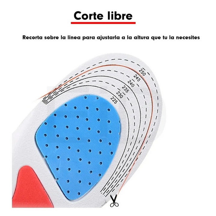 Plantilla 4d Alivio del Dolor Talla: 39-45