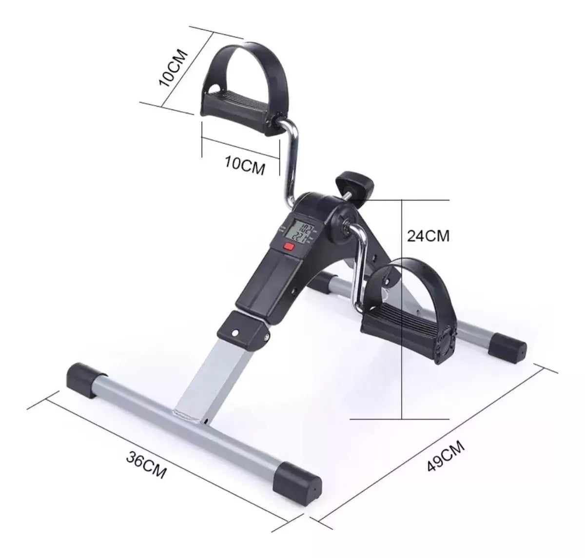 Pedalera Home Fitness Con Pantalla Lcd