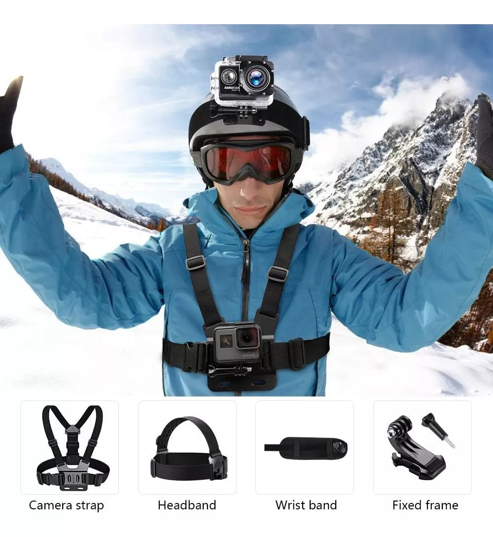 Porta Gopro Para Pecho, Elasticado.
