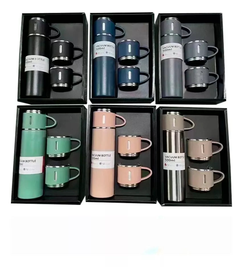Termo 500 ml + Dos Tazas